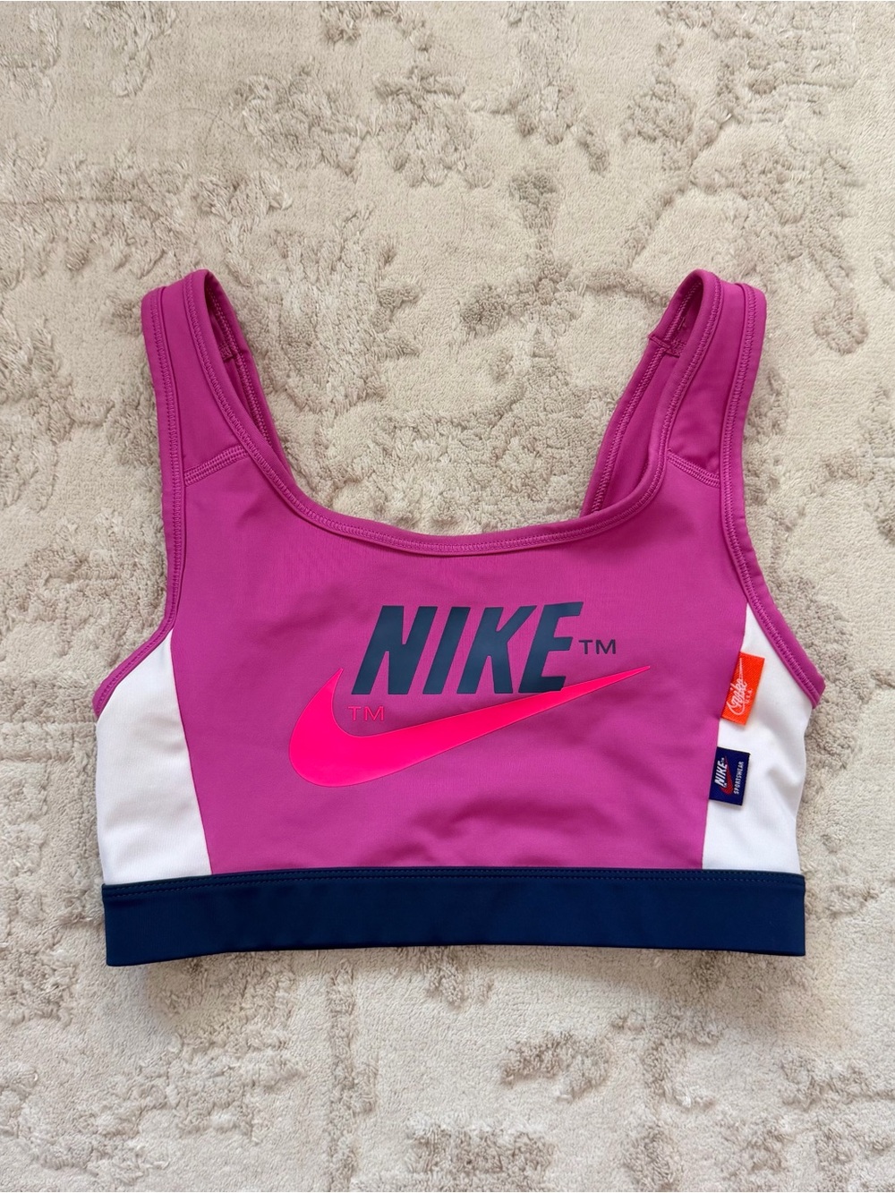 Nike purple sports bra size small